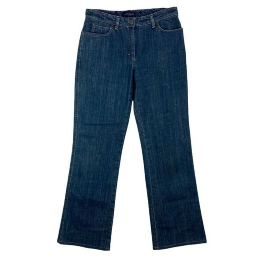 Piazza Sempione Womens Jeans Size 2 Medium Wash‎ Denim Bootcut Mid Rise